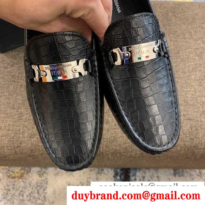 2019トレンド感満載なアイテム ドルチェ＆ガッバーナ dolce&gabbana 革靴 2色可選 爆発的人気オシャレ度がアップ