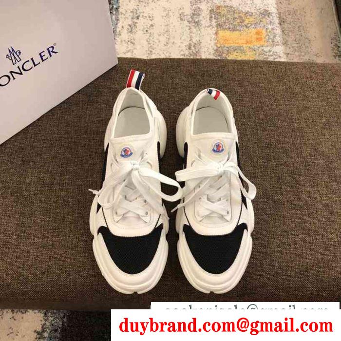 2019年春夏の人気モデル お気に入りの最新コレクション モンクレール moncler ランニングシューズ 3色可選