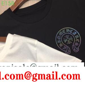 男女兼用 2色可選 2019春夏の流行をチェック 先シーズンに引き続き新品 クロムハーツ chrome hearts 半袖tシャツ