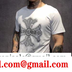 半袖Tシャツ 2色可選 クラシックな雰囲気のトップス 2019トレンド感満載なアイテム クロムハーツ chrome hearts