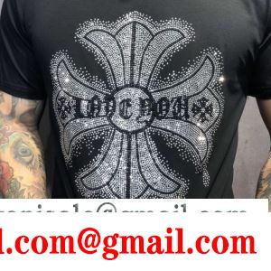 半袖Tシャツ 2色可選 クラシックな雰囲気のトップス 2019トレンド感満載なアイテム クロムハーツ chrome hearts