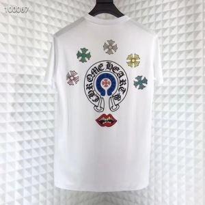 Chrome Hearts Chrome trái tim tay áo ngắn T -Shirt 2 Lựa chọn màu sắc và sự thoải mái -Trận đấu 2019SS Xu hướng phổ biến Thời trang _ Chrome Hearts Chrome Hearts_ Thương hiệu giá rẻ 