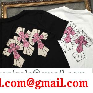 人気の高さ激安通販 流行スタイル2019春夏新作 クロムハーツ chrome hearts 半袖tシャツ 2色可選 男女兼用