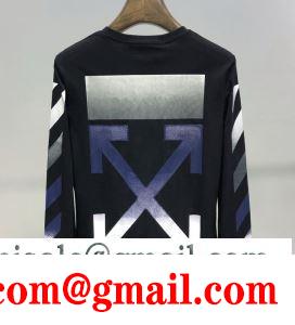 2019春夏トレンドmàu sắc off-white オフホワイト 長袖tシャツ 2色可選 今すぐ買えちゃう！新着
