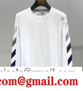 2019春夏トレンドmàu sắc off-white オフホワイト 長袖tシャツ 2色可選 今すぐ買えちゃう！新着