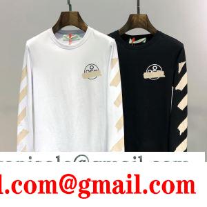 流行スタイル2019春夏新作 これからの季節、大活躍 off-white オフホワイト 長袖tシャツ 2色可選