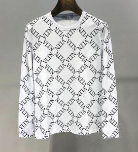 Valentino Valentino Long Sleeve T -Shirt 2 Màu các tác phẩm mới theo mùa có sự nổi bật ở nước ngoài mới ở nước ngoài