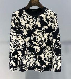 Thương hiệu phổ biến mùa hè này Versace Versace Long -sleeved T -shirt 2 màu sắc 2019 Mùa xuân / Mùa hè vẫn là xu hướng