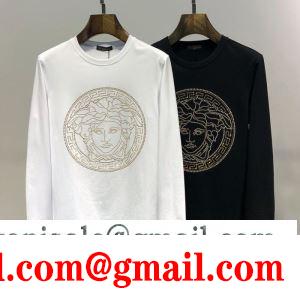 2019春夏の流行ファッション 毎シーズン人気が高い ヴェルサーチ versace 長袖tシャツ 2色可選