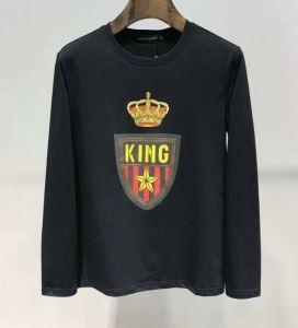 2019 Mùa xuân / Mùa xuân mùa xuân / mùa hè Dolce & Gabbana Dolce & Gabbana Long Sleeve t -shirt 2 Lựa chọn màu sắc