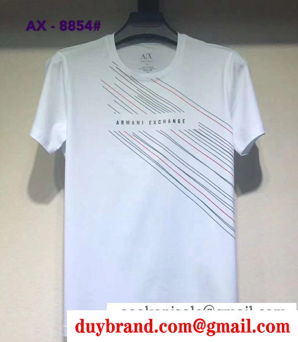 アルマーニ ARMANI クラシックな雰囲気のトップス  半袖Tシャツ この夏押さえておきたい 多色可選 2019SS最安値春夏ファション