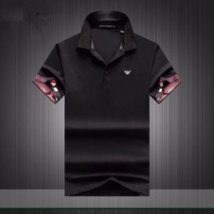 Mùa xuân / Mùa hè 2019 Model nổi tiếng Sleeve T -Shirt Mast Mast Brand Brand Mới phong cách đa diện được hoàn thành Armani Armani Armani Armani _ Armani Armani_ Thương hiệu giá rẻ (lớn nhất )