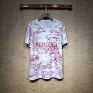 Màu sắc lựa chọn hai màu 2019 Dior Dior Dior Dior Tay áo ngắn phổ biến T -Shirt đáng chú ý, tốt nhất trong số các sản phẩm mới phổ biến mới