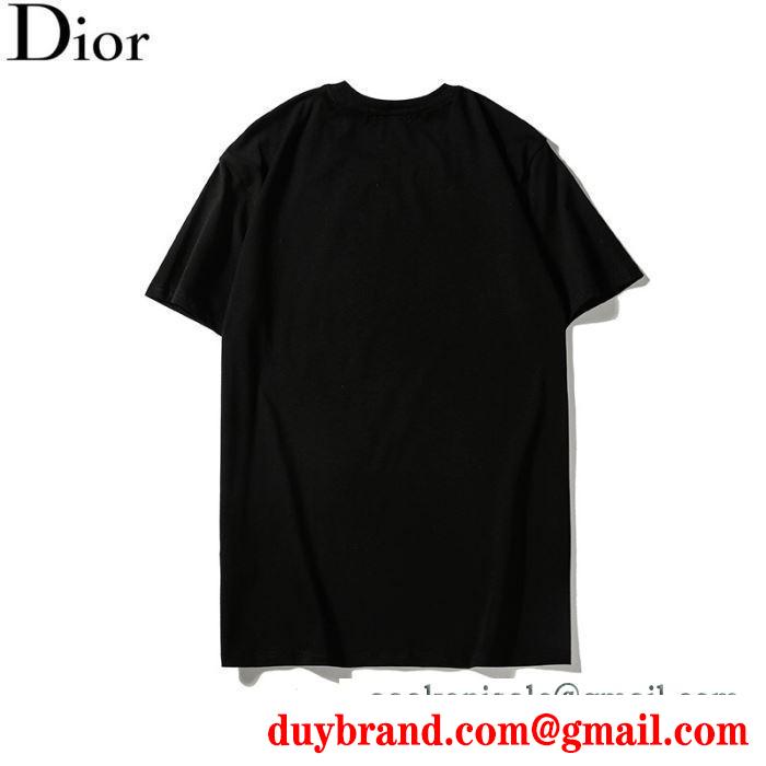新着春夏2019セール 半袖Tシャツ 新作エレガントに着こなす ディオール DIOR 2019ssファション流行を 2色可選 新作春夏らしさをプラス