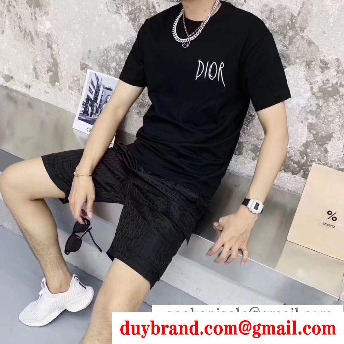 着回し力抜群大人気  ディオール DIOR 着心地のいいサイズ感 半袖Tシャツ 2019SSのトレンド主役級2色可選  最新シーズンがやってきた