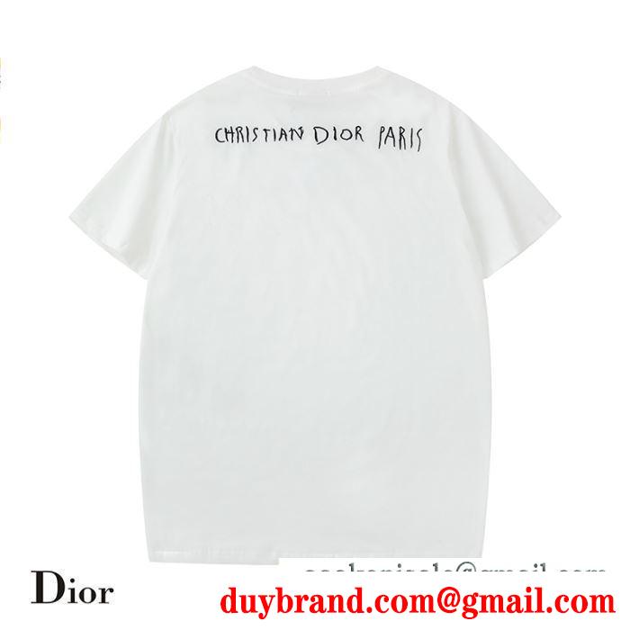 着回し力抜群大人気  ディオール DIOR 着心地のいいサイズ感 半袖Tシャツ 2019SSのトレンド主役級2色可選  最新シーズンがやってきた