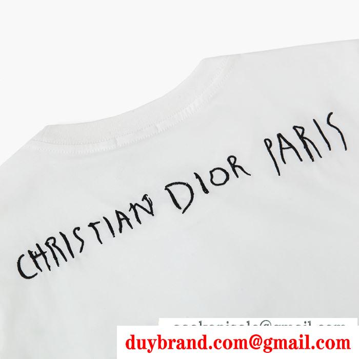 着回し力抜群大人気  ディオール DIOR 着心地のいいサイズ感 半袖Tシャツ 2019SSのトレンド主役級2色可選  最新シーズンがやってきた