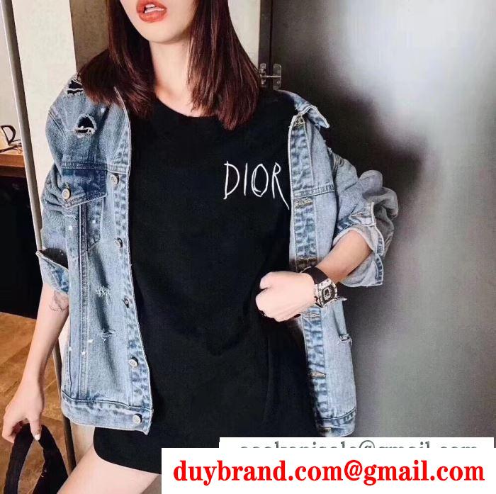 着回し力抜群大人気  ディオール DIOR 着心地のいいサイズ感 半袖Tシャツ 2019SSのトレンド主役級2色可選  最新シーズンがやってきた