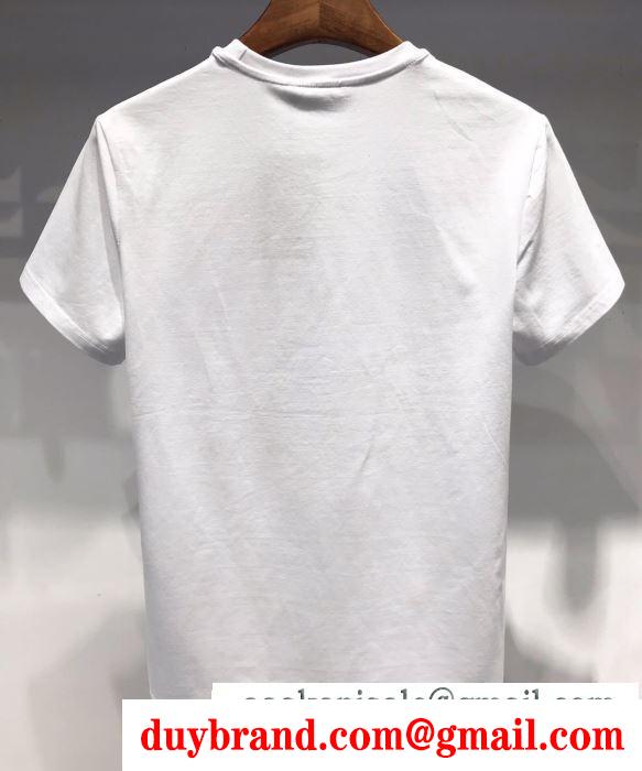 半袖Tシャツ  春夏シーズン継続トレンド新着  2色可選 2019SS新ブーム  ディースクエアード 今季は色を使った注目新品 DSQUARED2 人気にも火をつけて