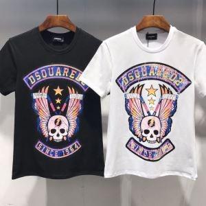 Tay áo ngắn T -Shirt Spring / Mùa hè Mùa xuân / Mùa hè TIẾP XÚC 2 Lựa chọn màu 2019SS Boom deUkerd mới mùa này, DSquared 2 hot nhất 2 phổ biến 2 phổ biến _ Deakerd dsquared3_ Thương hiệu giá rẻ (lớn nhất )