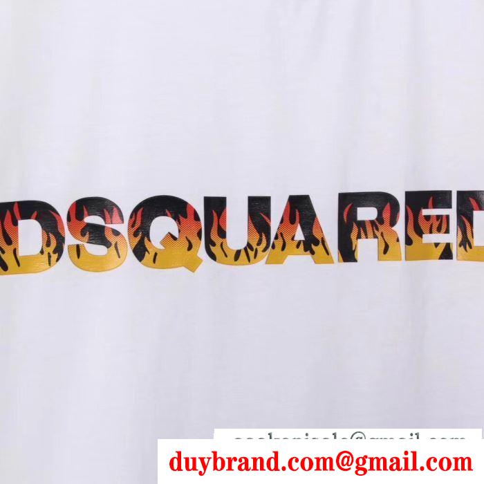 夏の涼しい人気新作  ディースクエアード おしゃれに着こなせる  DSQUARED219年トレンド春夏もお世話に 半袖Tシャツ 絶妙な着こなしに