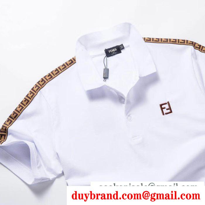 3色可選 2019春夏の必須アイテム 半袖Tシャツ  ブランドスタイルが継続的に人気 フェンディ FENDI リラックスした雰囲気に 夏のマストブランド新作