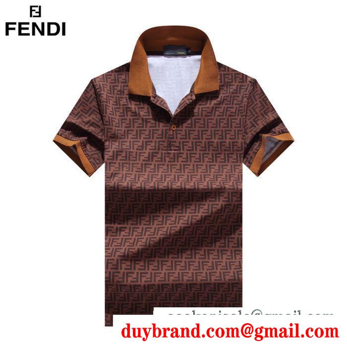 2019年は断然オススメ 半袖Tシャツ フェンディ 大流行新ブランドアイテム FENDI 今夏のお気に入りスタイル 絶対かわいいおすすめ