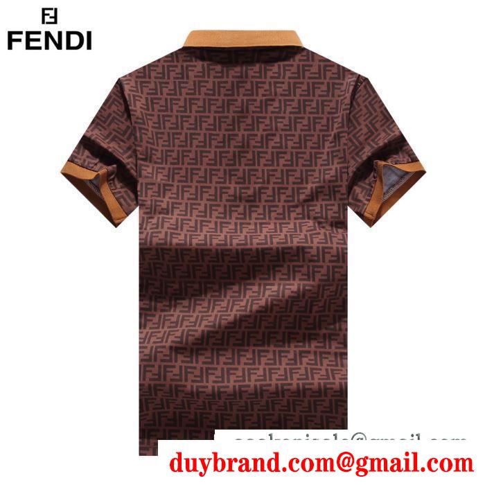 2019年は断然オススメ 半袖Tシャツ フェンディ 大流行新ブランドアイテム FENDI 今夏のお気に入りスタイル 絶対かわいいおすすめ