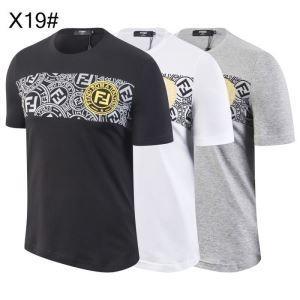 Xu hướng phổ biến năm 2019 Tay áo ngắn mùa xuân / mùa hè mới cho người lớn Người lớn nổi tiếng Fendi Không có gì, Xu hướng mùa xuân / mùa hè mới