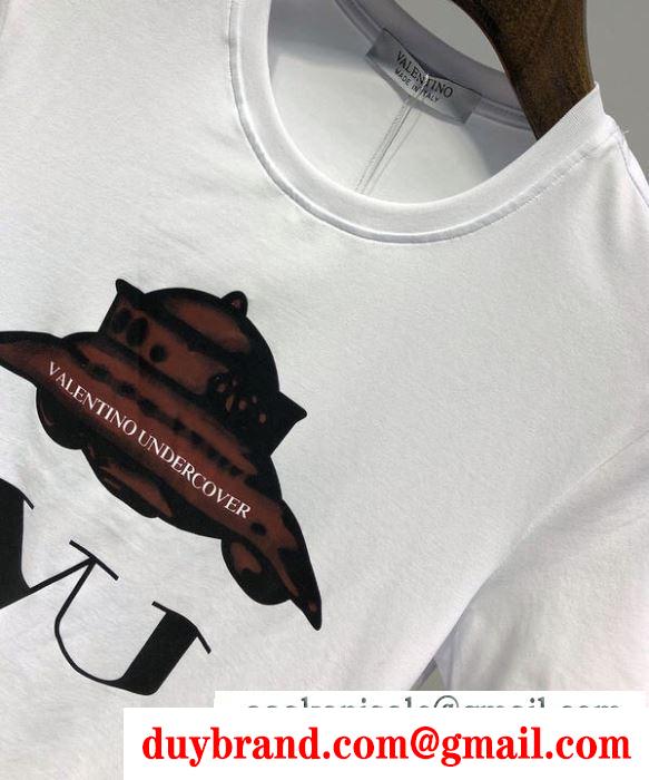 VALENTINO お目立ち度の高い新品 2色可選 tシャツ/半袖特価セール ヴァレンティノ 2019人気新作が登場