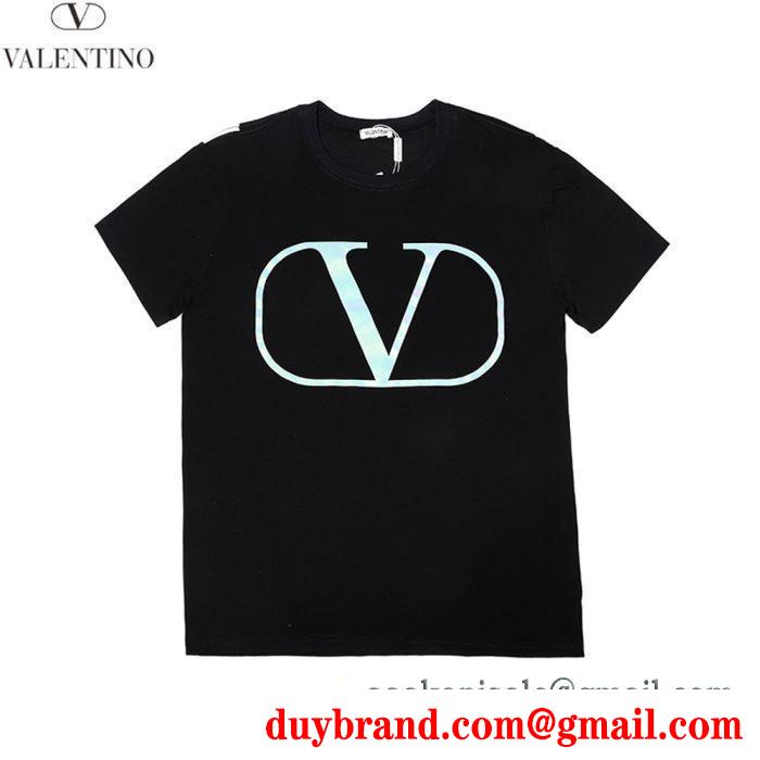 VALENTINO 4色可選 2019夏ファション新品 tシャツ/半袖ヴァレンティノカジュアルに着こなし