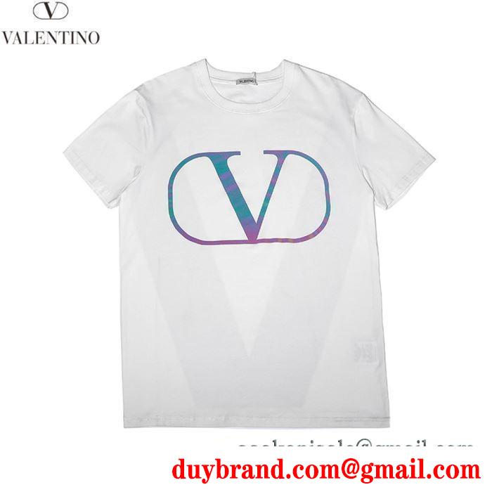 VALENTINO 4色可選 2019夏ファション新品 tシャツ/半袖ヴァレンティノカジュアルに着こなし