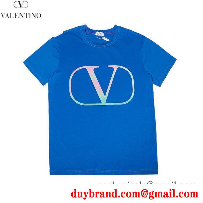 VALENTINO 4色可選 2019夏ファション新品 tシャツ/半袖ヴァレンティノカジュアルに着こなし