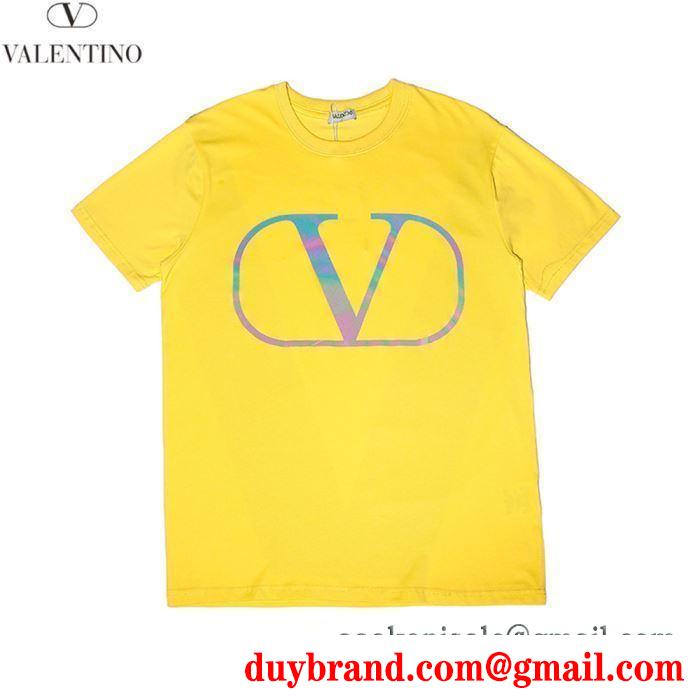 VALENTINO 4色可選 2019夏ファション新品 tシャツ/半袖ヴァレンティノカジュアルに着こなし