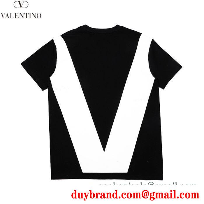 VALENTINO 4色可選 2019夏ファション新品 tシャツ/半袖ヴァレンティノカジュアルに着こなし