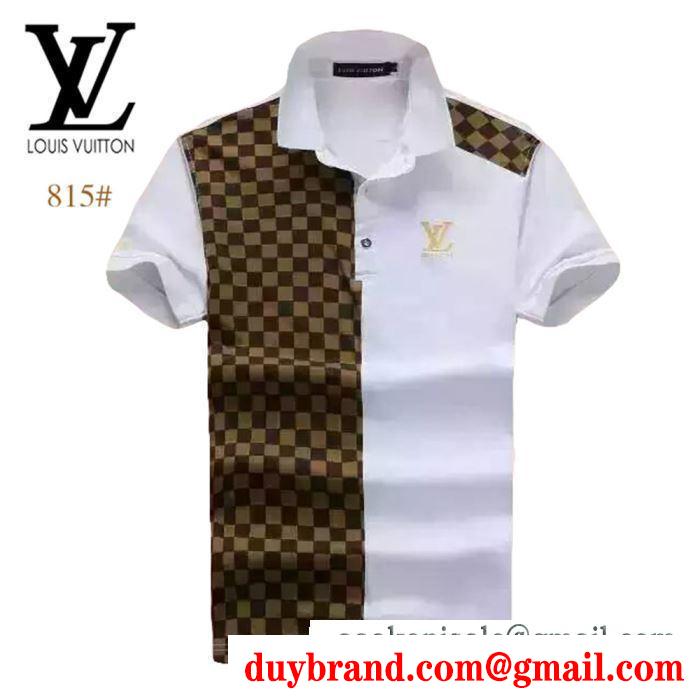 2019年夏ルイ ヴィトンキレイめ感が強い tシャツ/半袖 4色可選 louis vuitton カジュアルなのに高感度が高く