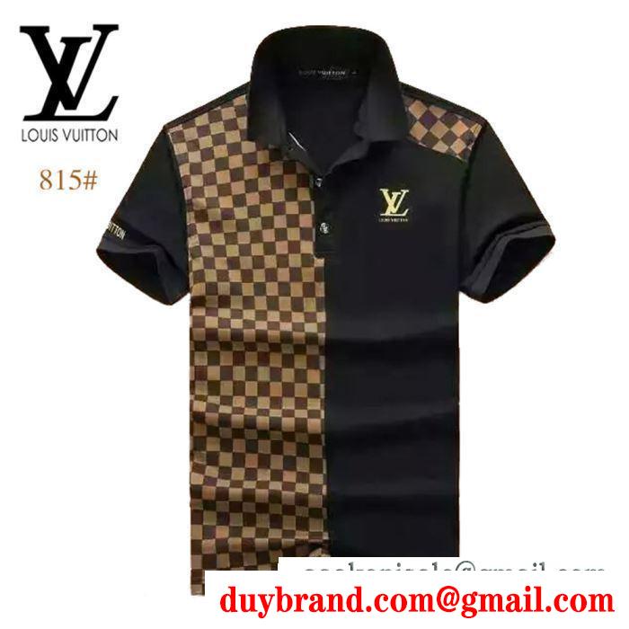 2019年夏ルイ ヴィトンキレイめ感が強い tシャツ/半袖 4色可選 louis vuitton カジュアルなのに高感度が高く