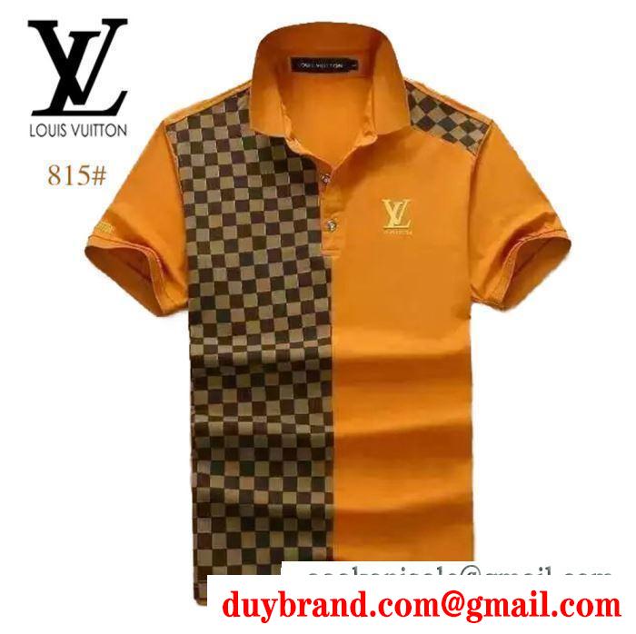 2019年夏ルイ ヴィトンキレイめ感が強い tシャツ/半袖 4色可選 louis vuitton カジュアルなのに高感度が高く