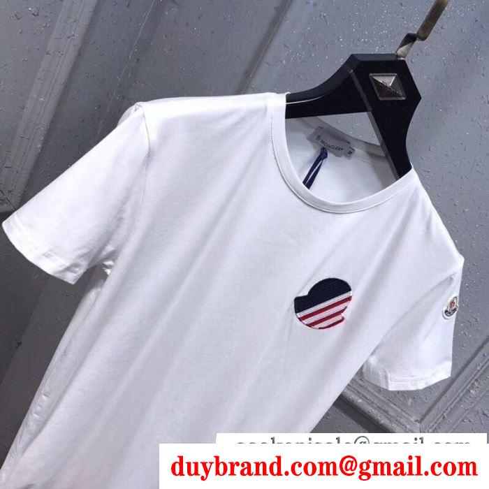 Tシャツ/半袖 2019春夏人気トレンドアイテムモンクレール moncler ストリートに溢れるウェア 3色可選