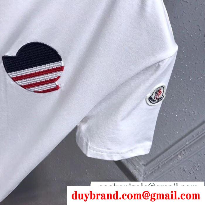 Tシャツ/半袖 2019春夏人気トレンドアイテムモンクレール moncler ストリートに溢れるウェア 3色可選