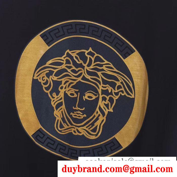 リラックスした雰囲気に ヴェルサーチtシャツ/半袖 3色可選 2019ss versace 素敵カジュアル春夏新品