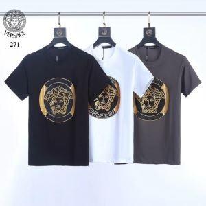 Versace T -shirt/Sleort Sleeve 3 Lựa chọn màu 2019SS Versace tuyệt vời mùa xuân/mùa hè mới