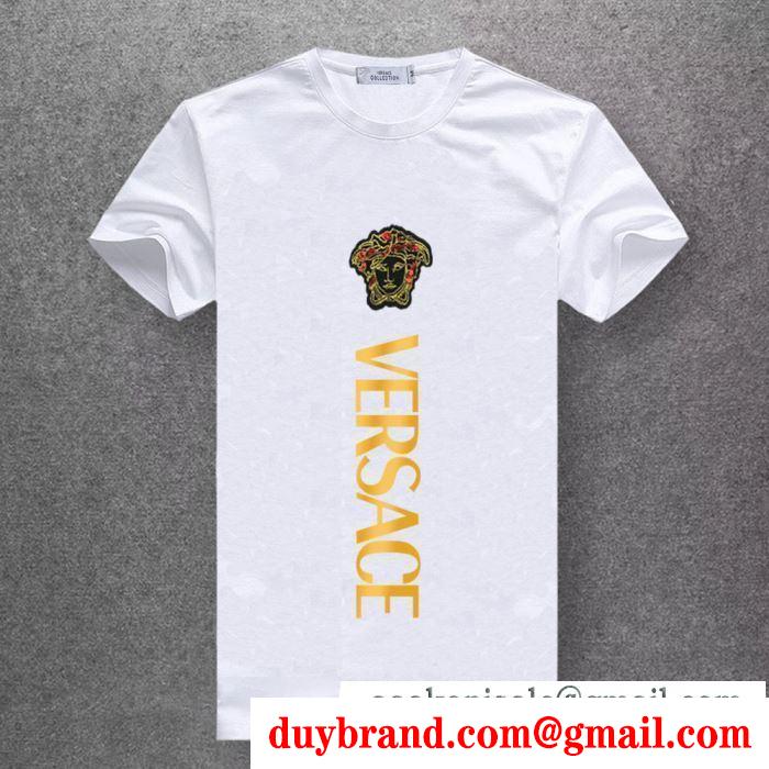 2019春夏は人気定番 5色可選 ヴェルサーチ versace tシャツ/半袖 春夏は継続系のトレンド