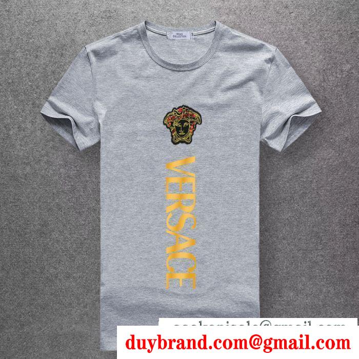 2019春夏は人気定番 5色可選 ヴェルサーチ versace tシャツ/半袖 春夏は継続系のトレンド