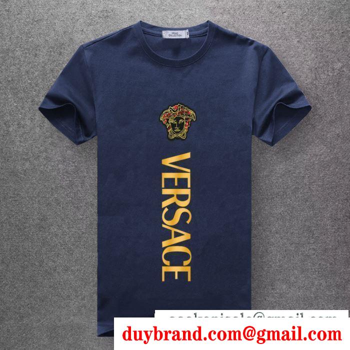 2019春夏は人気定番 5色可選 ヴェルサーチ versace tシャツ/半袖 春夏は継続系のトレンド