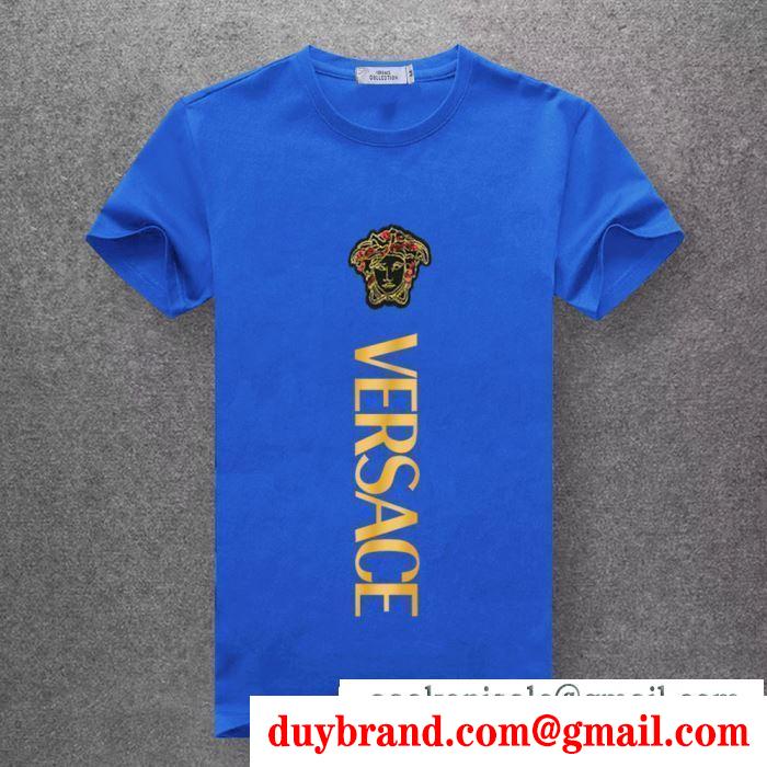2019春夏は人気定番 5色可選 ヴェルサーチ versace tシャツ/半袖 春夏は継続系のトレンド