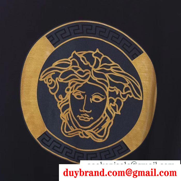 VERSACE 今季のベスト新作 tシャツ/半袖 ヴェルサーチ 2019ss 3色可選 素晴らしい春夏の新作