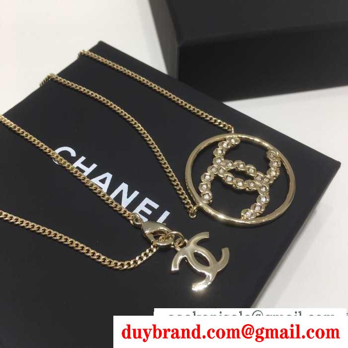 注目ブランドは2019最新  chanel ネックレス 2019春夏トレンドmàu sắc