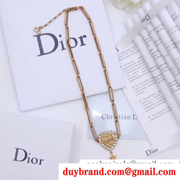 人気ファッション雑誌でも掲載 ディオール dior ネックレス 2019春夏オシャレに注目