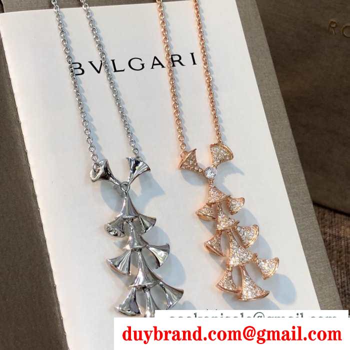特に今期の春夏注目 先取り！2019年春夏トレンド ブルガリ bvlgari ネックレス 2色可選